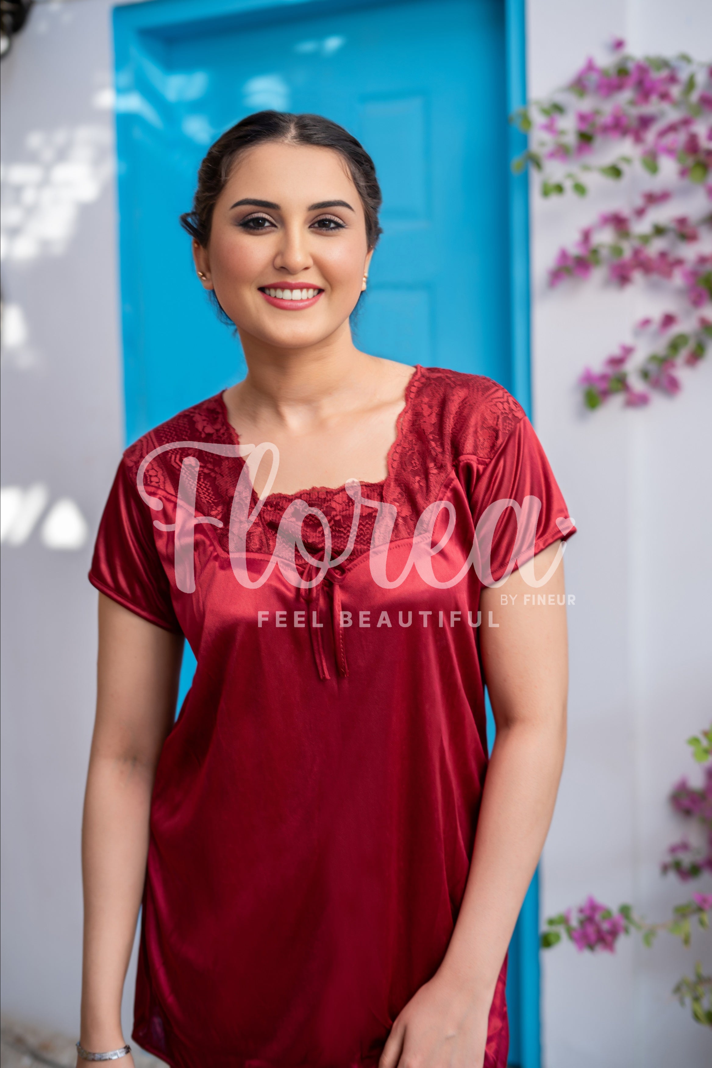 Femmeease - 4 pcs Nighty Set - 126