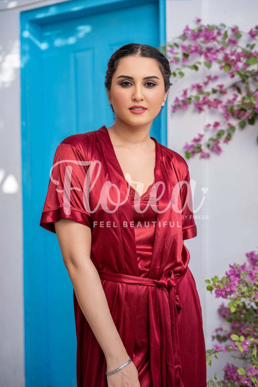 Femmeease - 4 pcs Nighty Set - 126