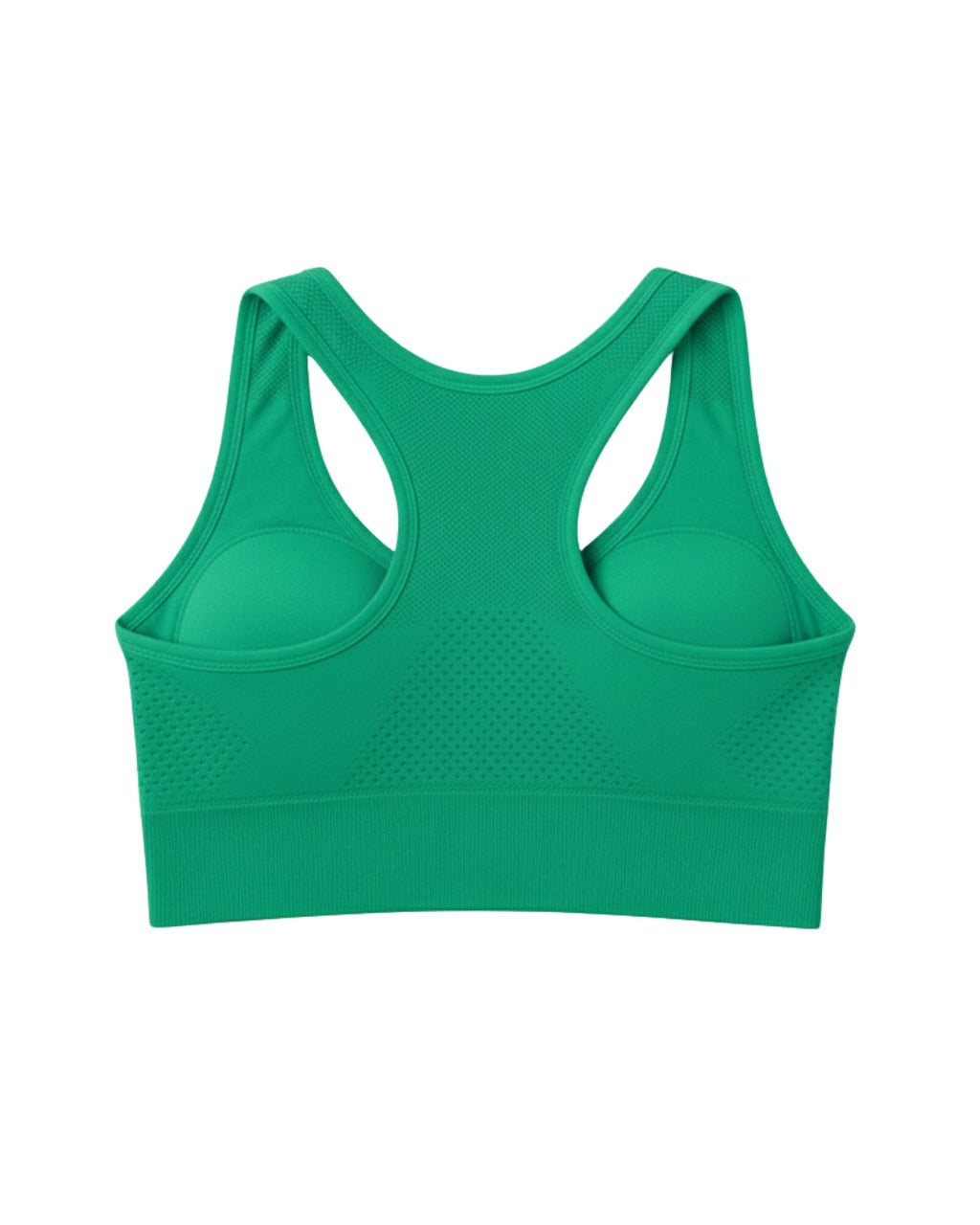 Sylas Zipper Pushup Sports Bra Green