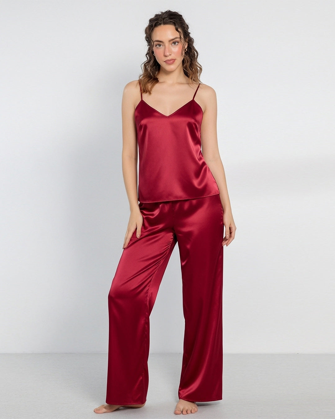 Silk Sleeveless Pj Suit - Dream Silk