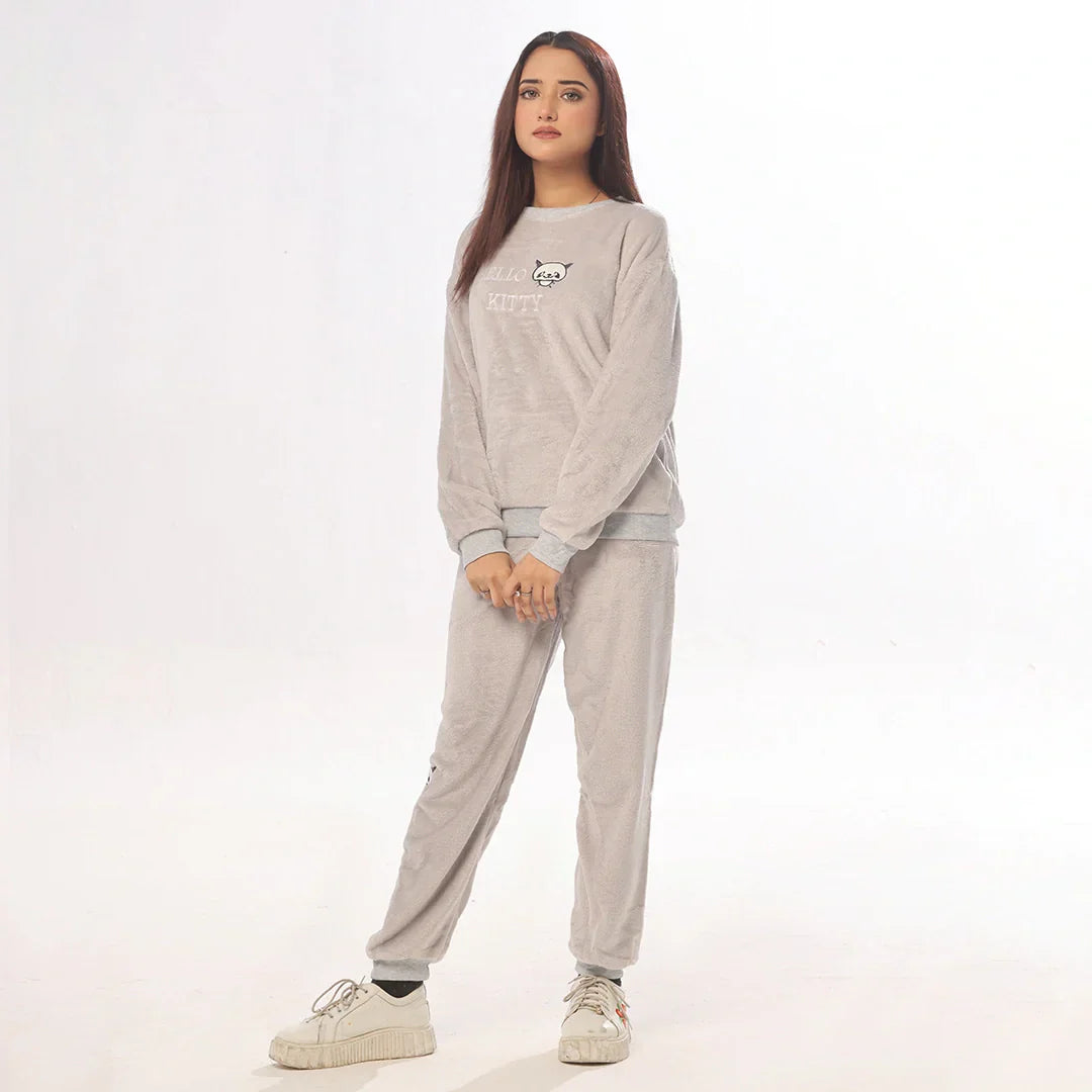 mini Panda Fleece Pajama Suit