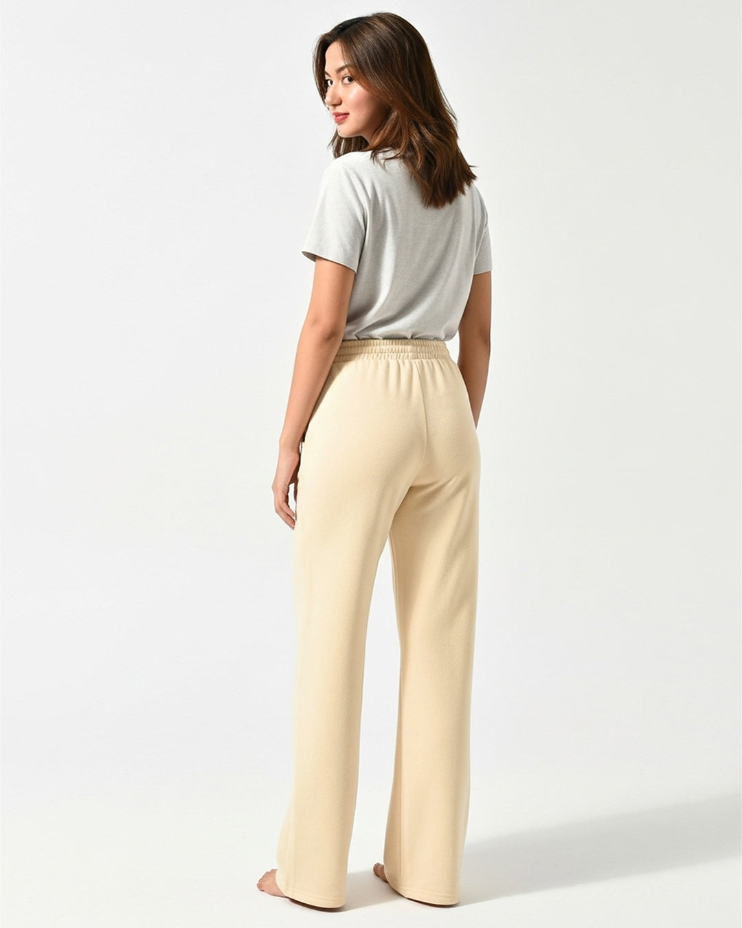 Fleece Trouser – Everyday Fit - Off White