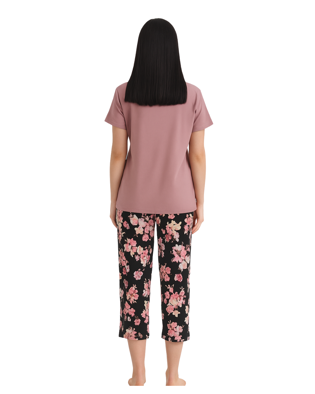 Cotton PJ Set - Berry Bloom