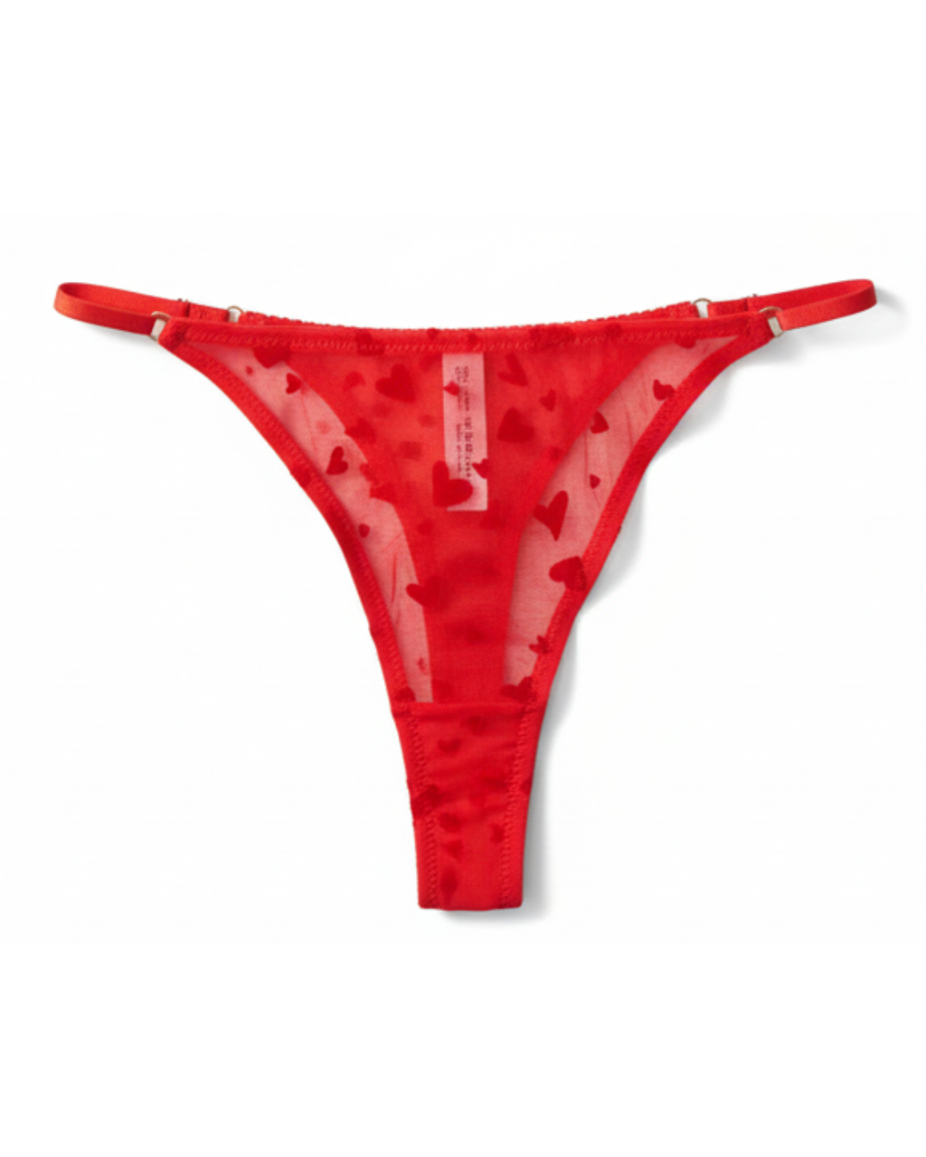 Bra Set - Blush Hearts - Red