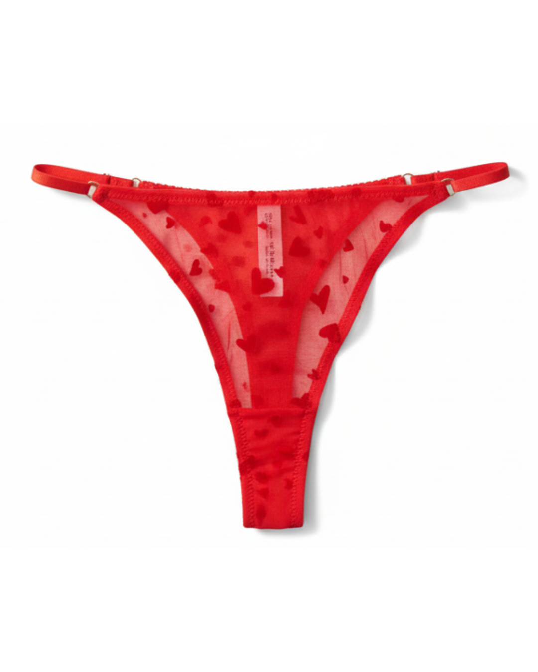 Bra Set - Blush Hearts - Red