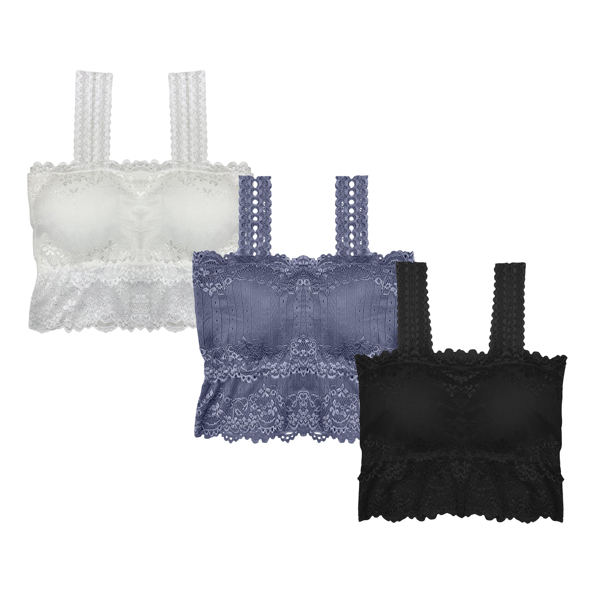 Pack of 3 Bra - Lacy Nest