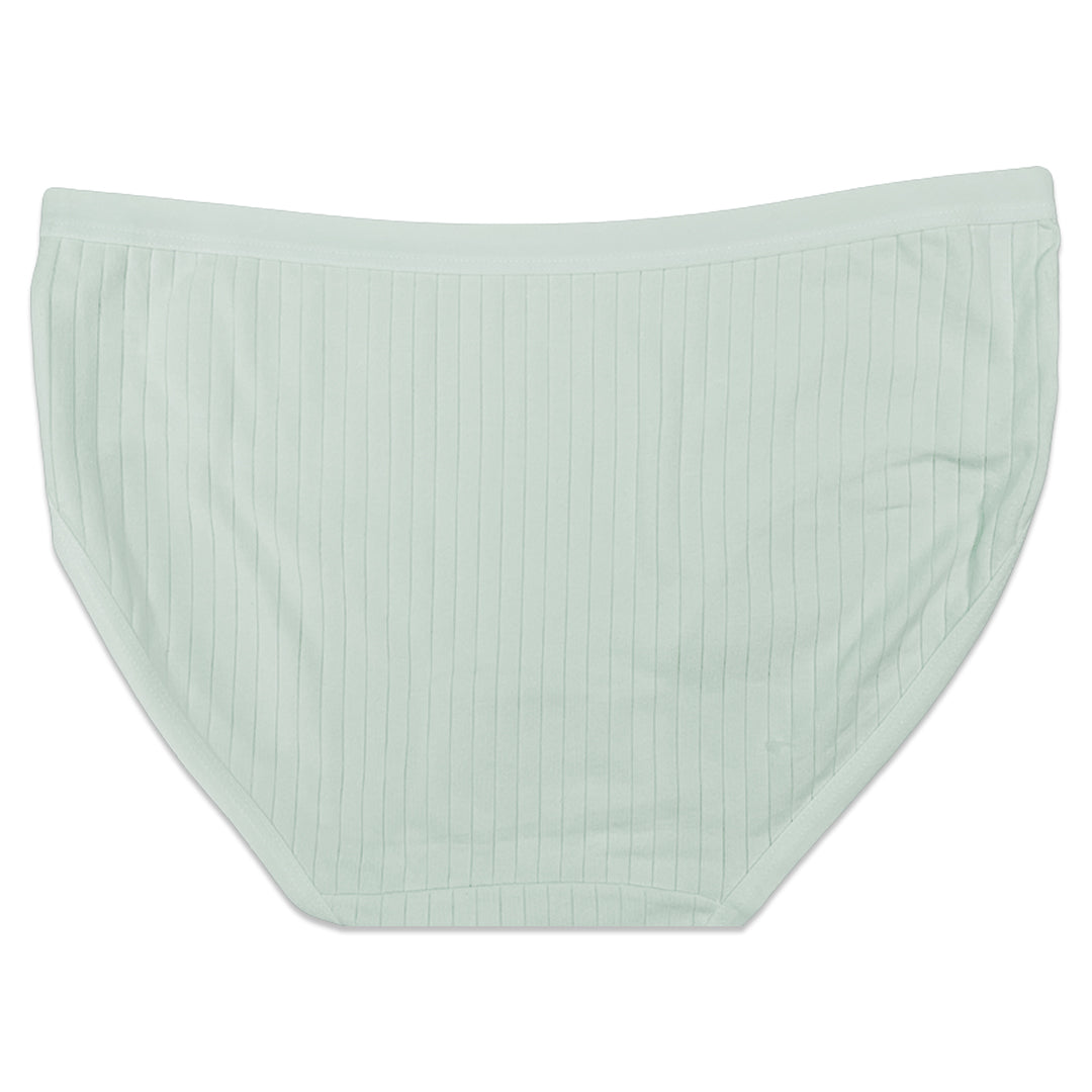 Pack of 3 Briefs Panties - Ribbed Cotton