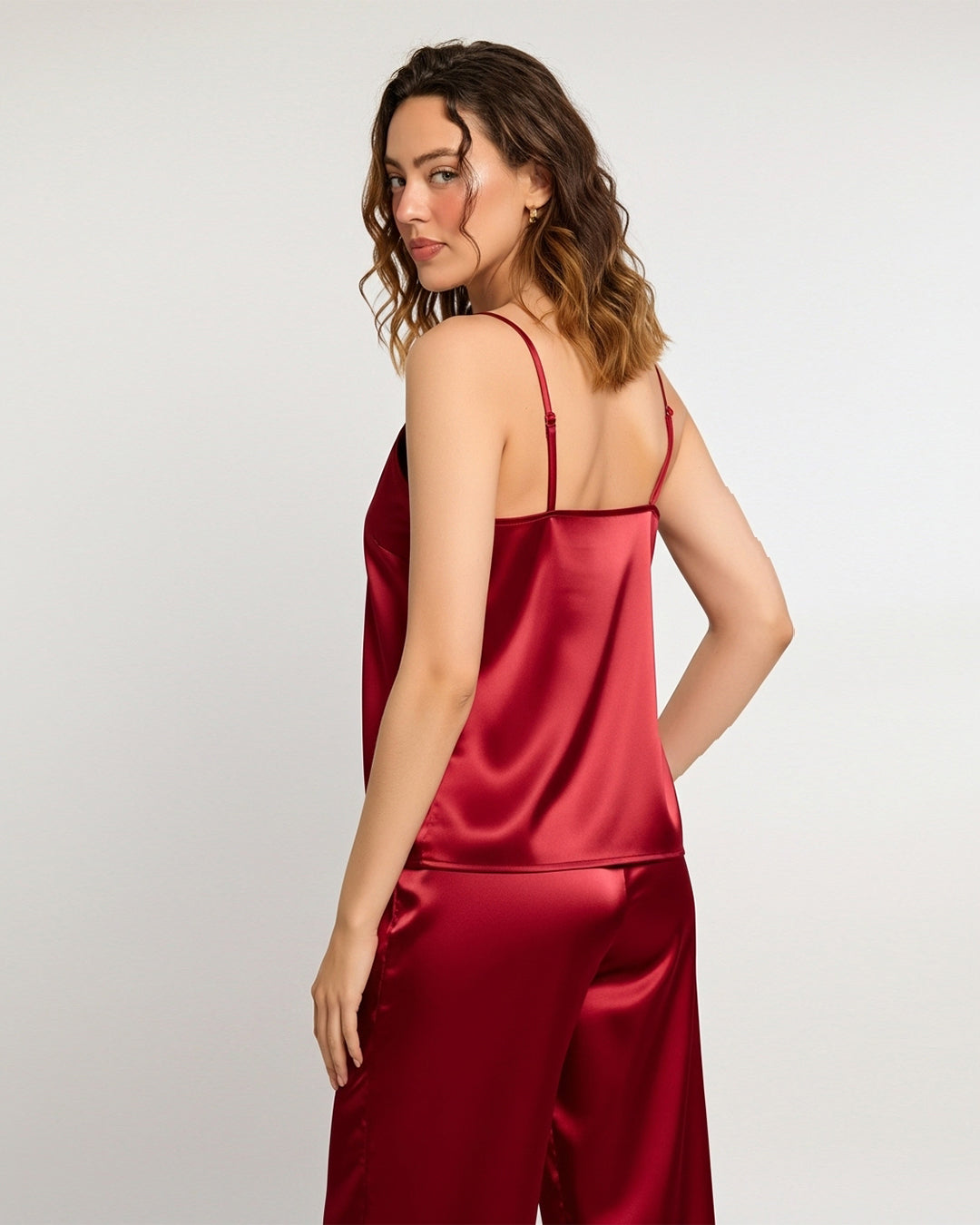 Silk Sleeveless Pj Suit - Dream Silk