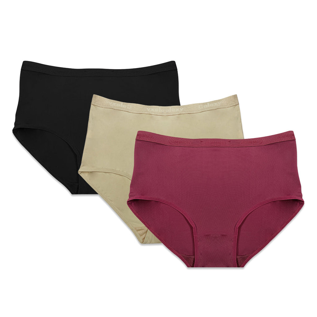 Pack of 3 Briefs Panties - Comfort Cotton