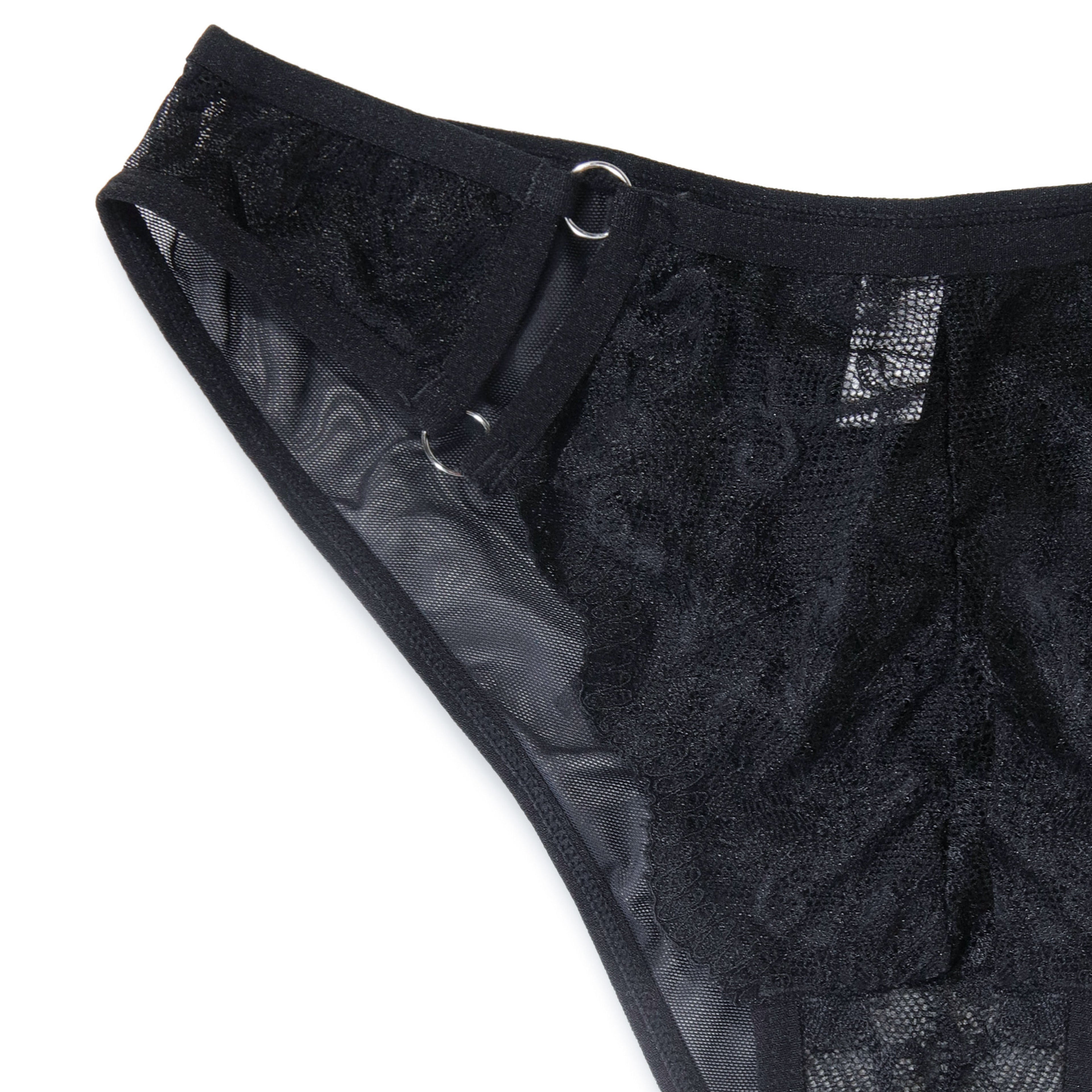 Hipster Panty - Lace Harness