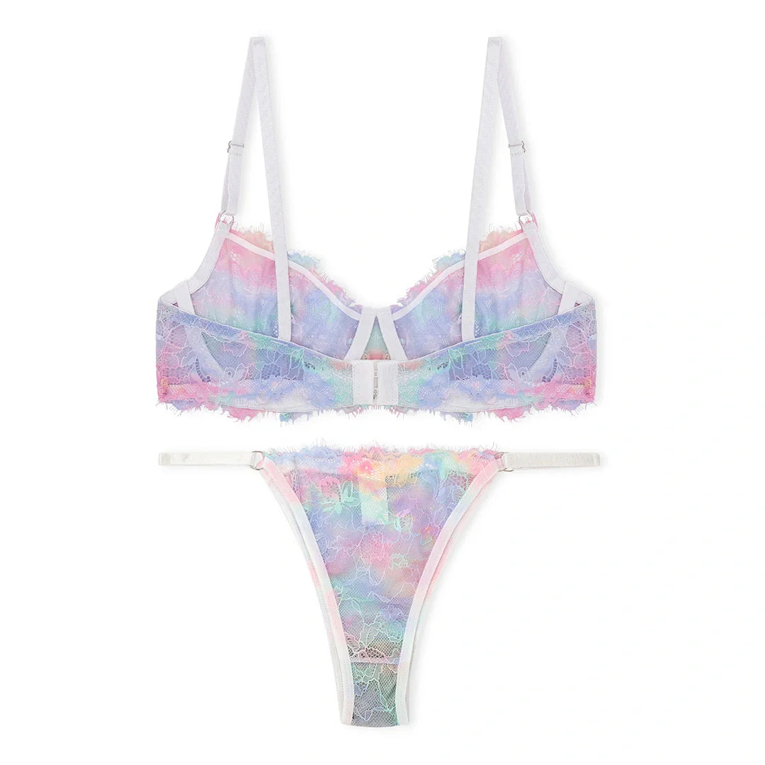 Super Colored Non Padded Bra and Panty Set