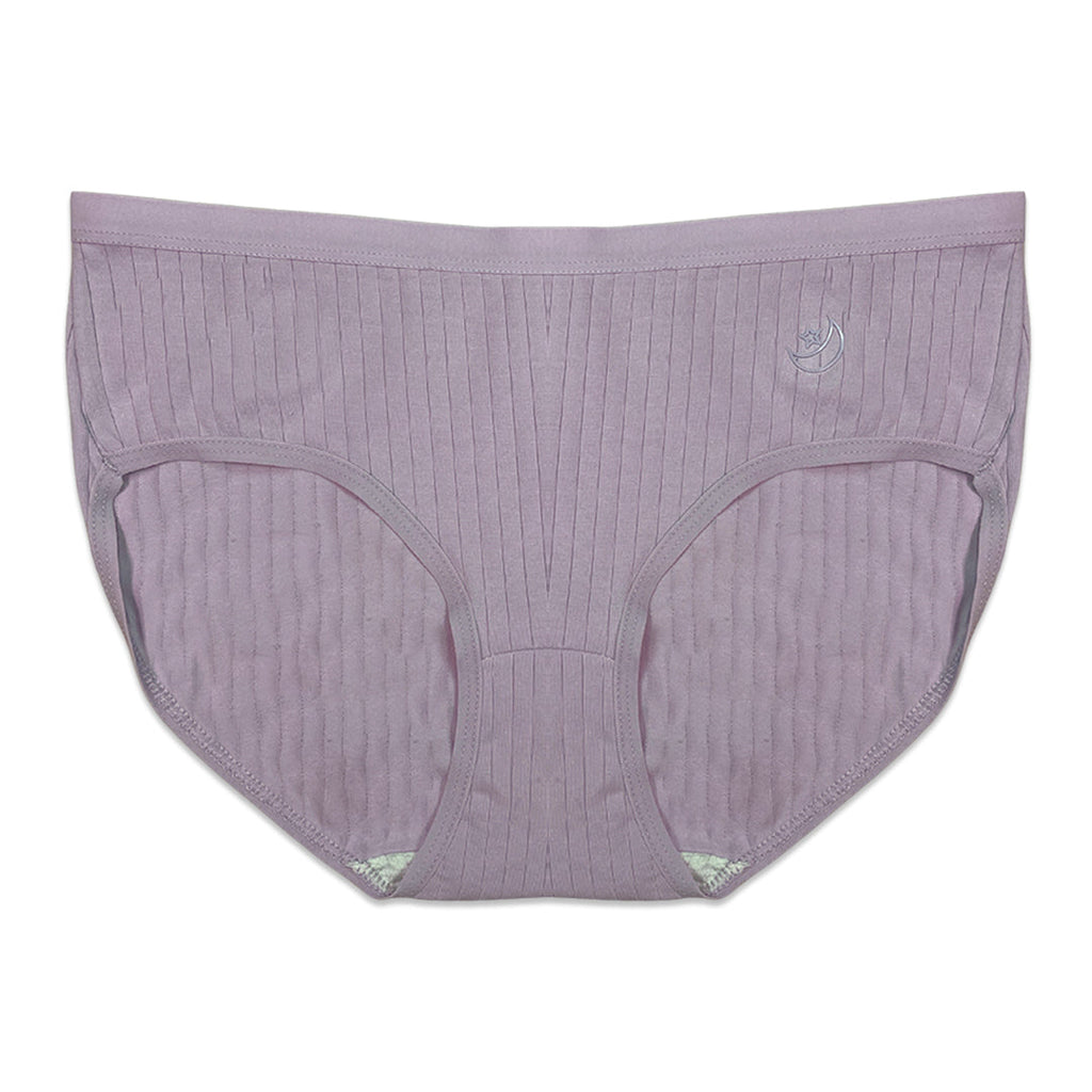 Pack of 3 Briefs Panties - Ribbed Cotton