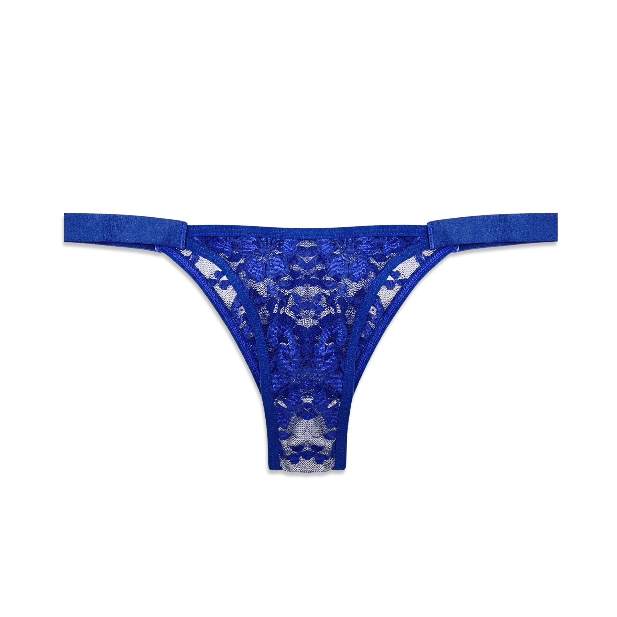 Thong Panty - Blue Sheer