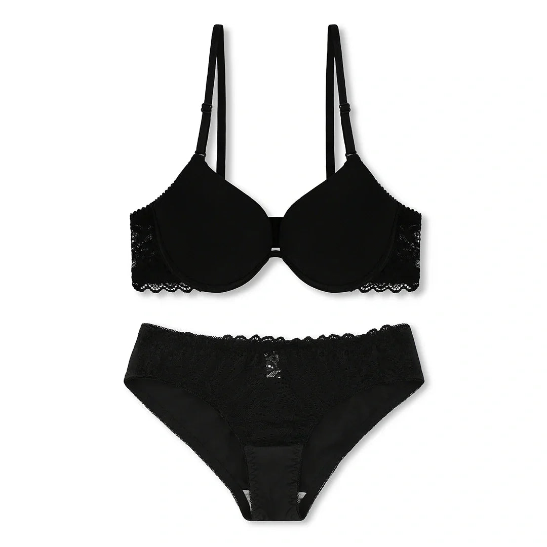 Bra Set -  Black Opal