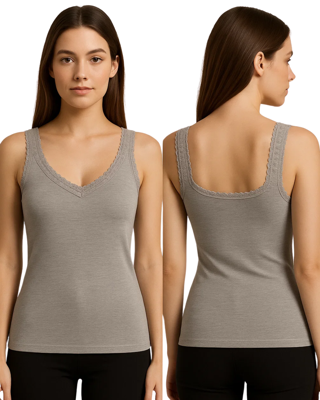 Camisole - Lace Neck