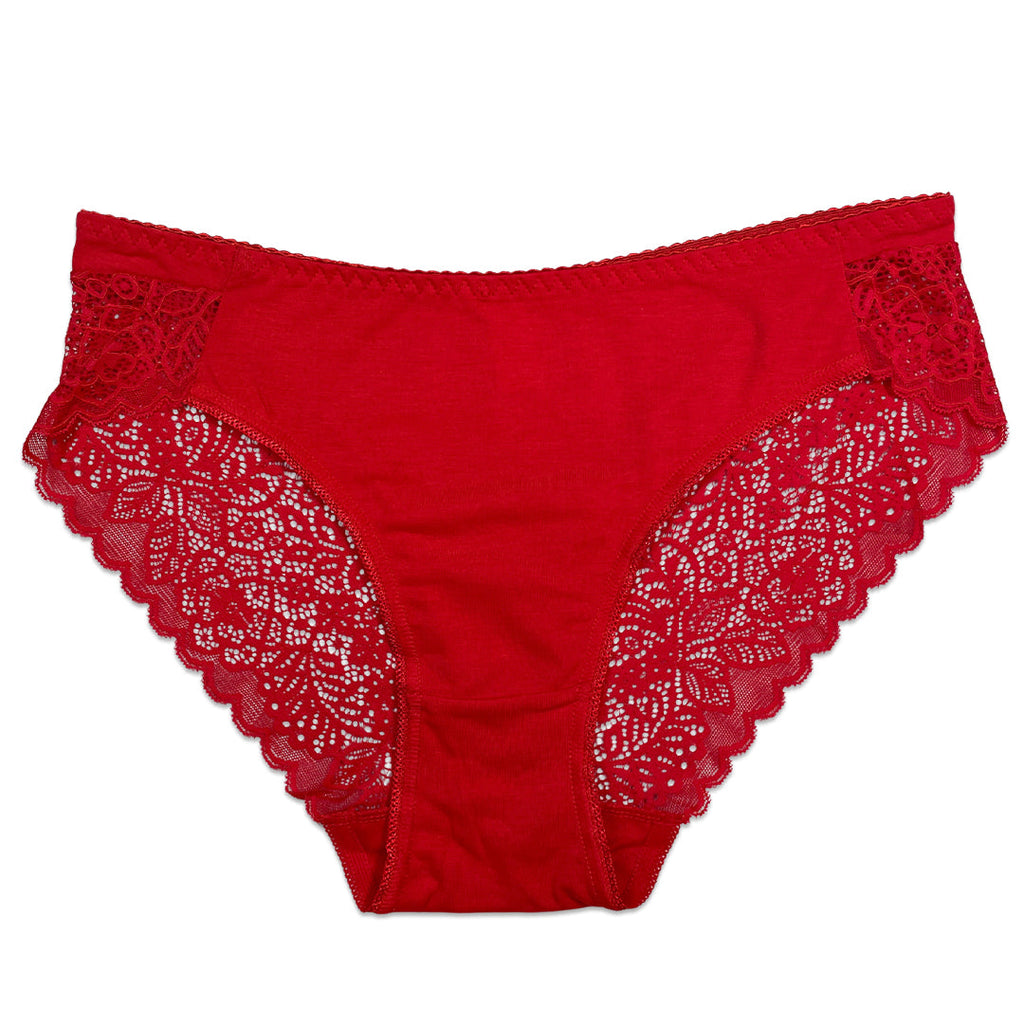 Pack of 3 Briefs Panties - Lace Charm