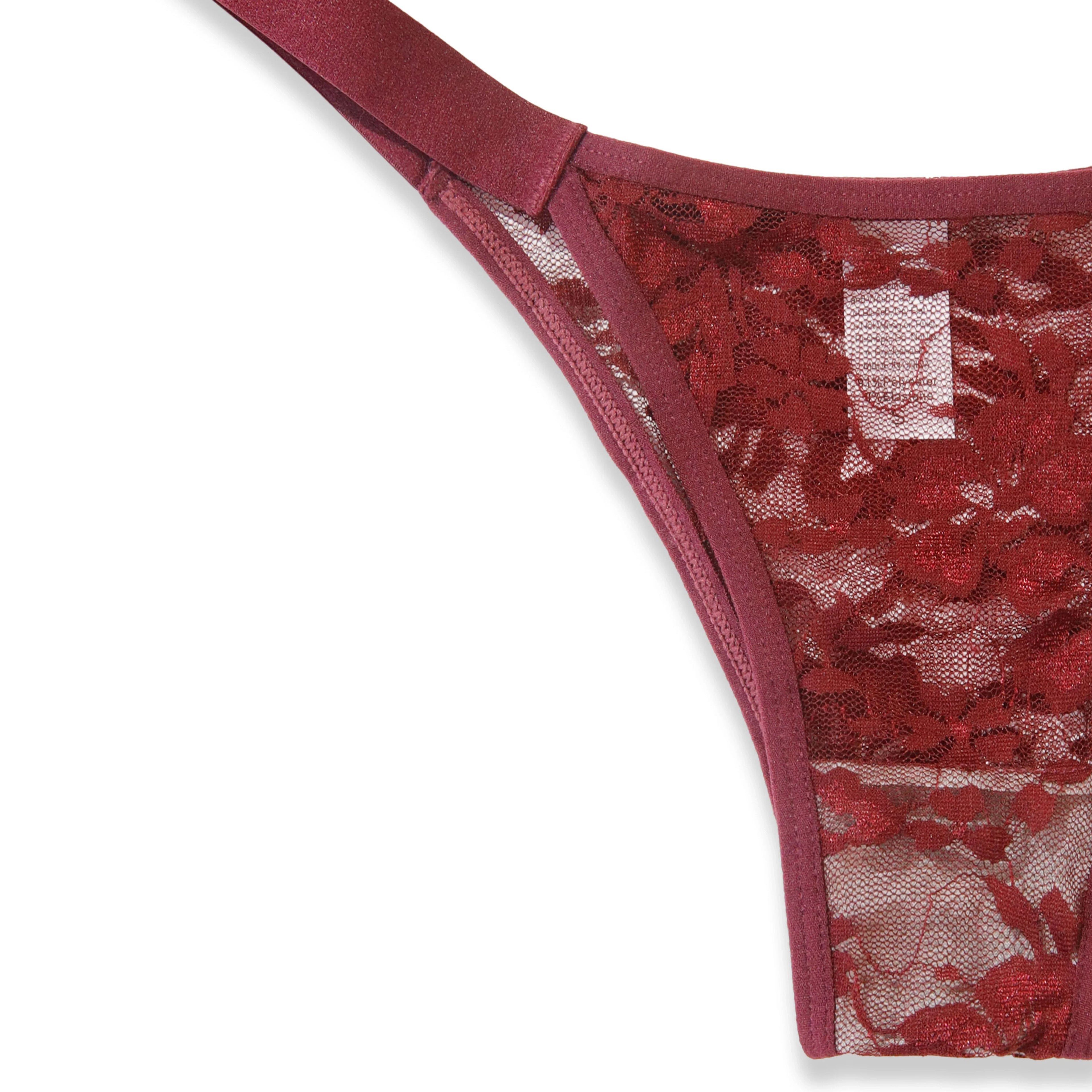 Thong Panty - Luxe Lace Net