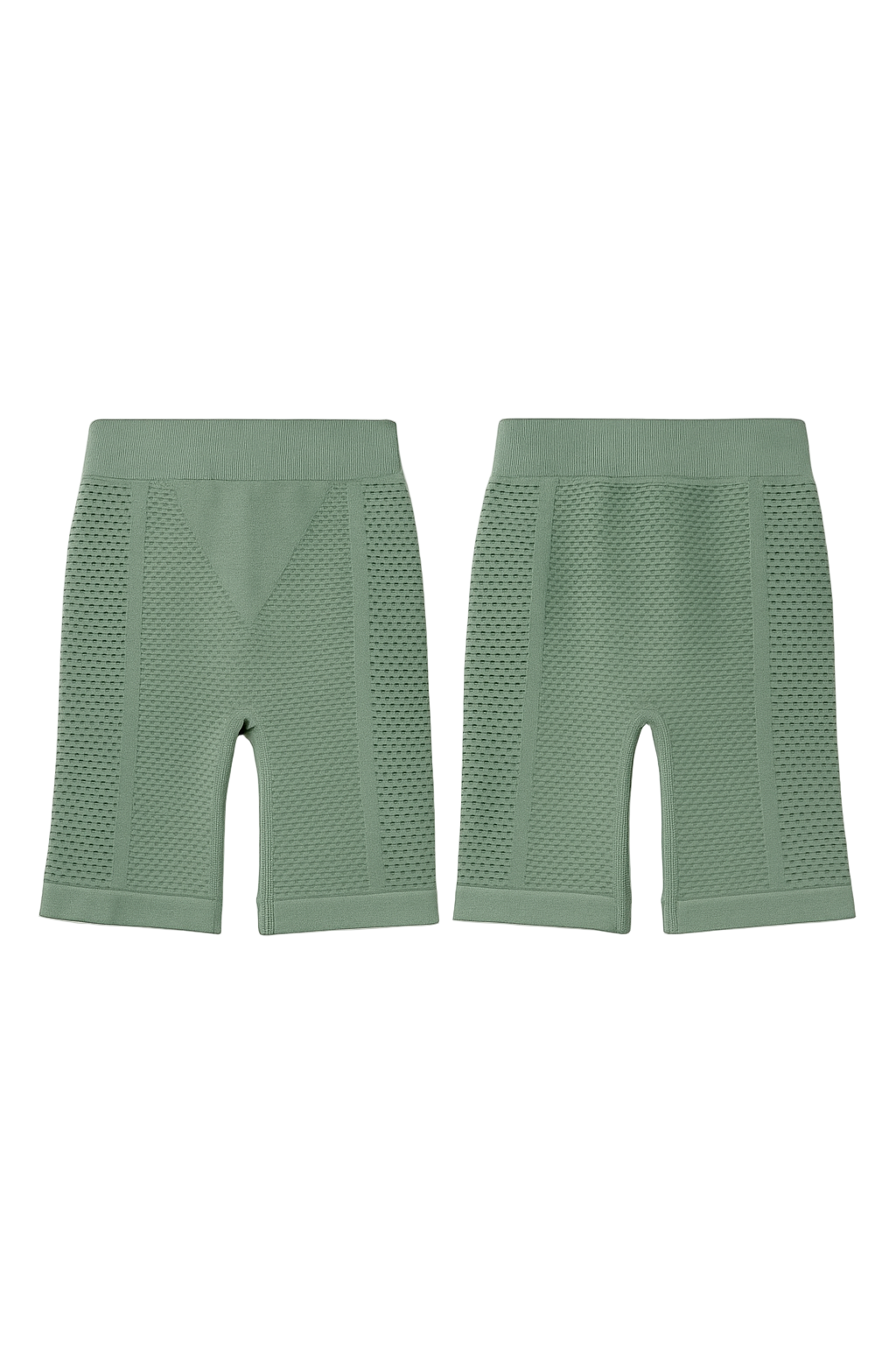 Textured Slim Fit Shaper Shorts