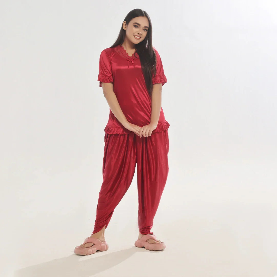 Patiala Silk Pajama Suit