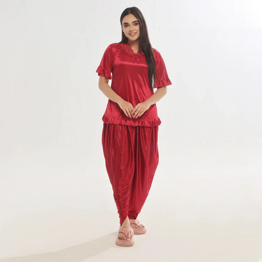 Patiala Silk Pajama Suit