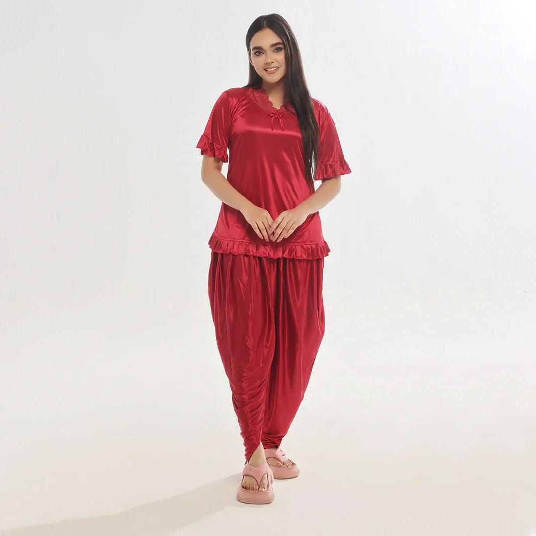 Patiala Silk Pajama Suit
