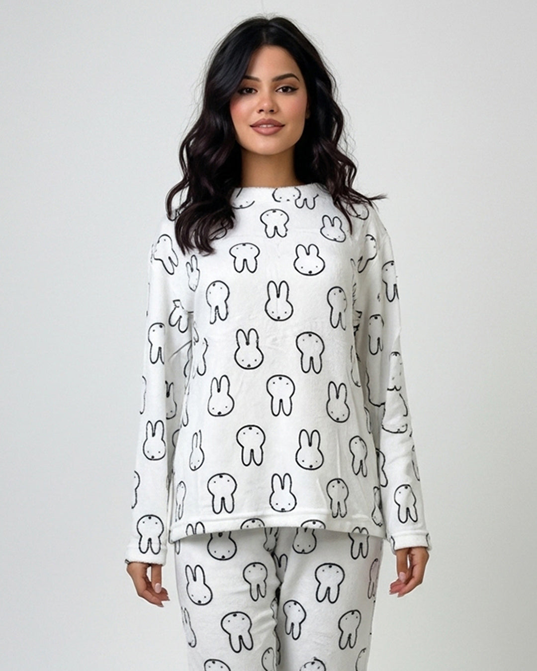 Fleece Pajama Suit - Bunny Bliss