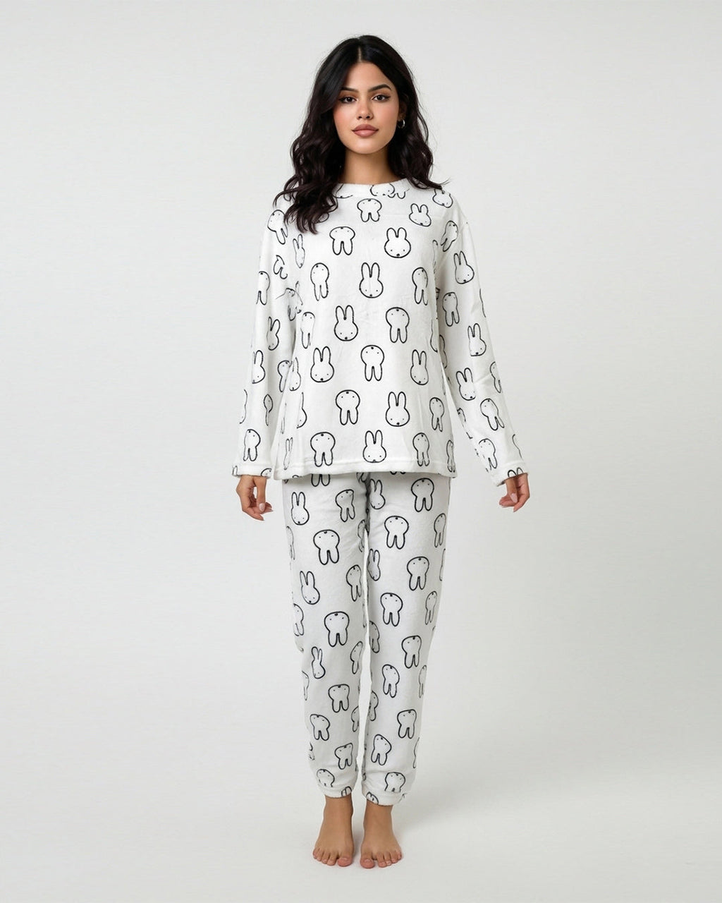 Fleece Pajama Suit - Bunny Bliss