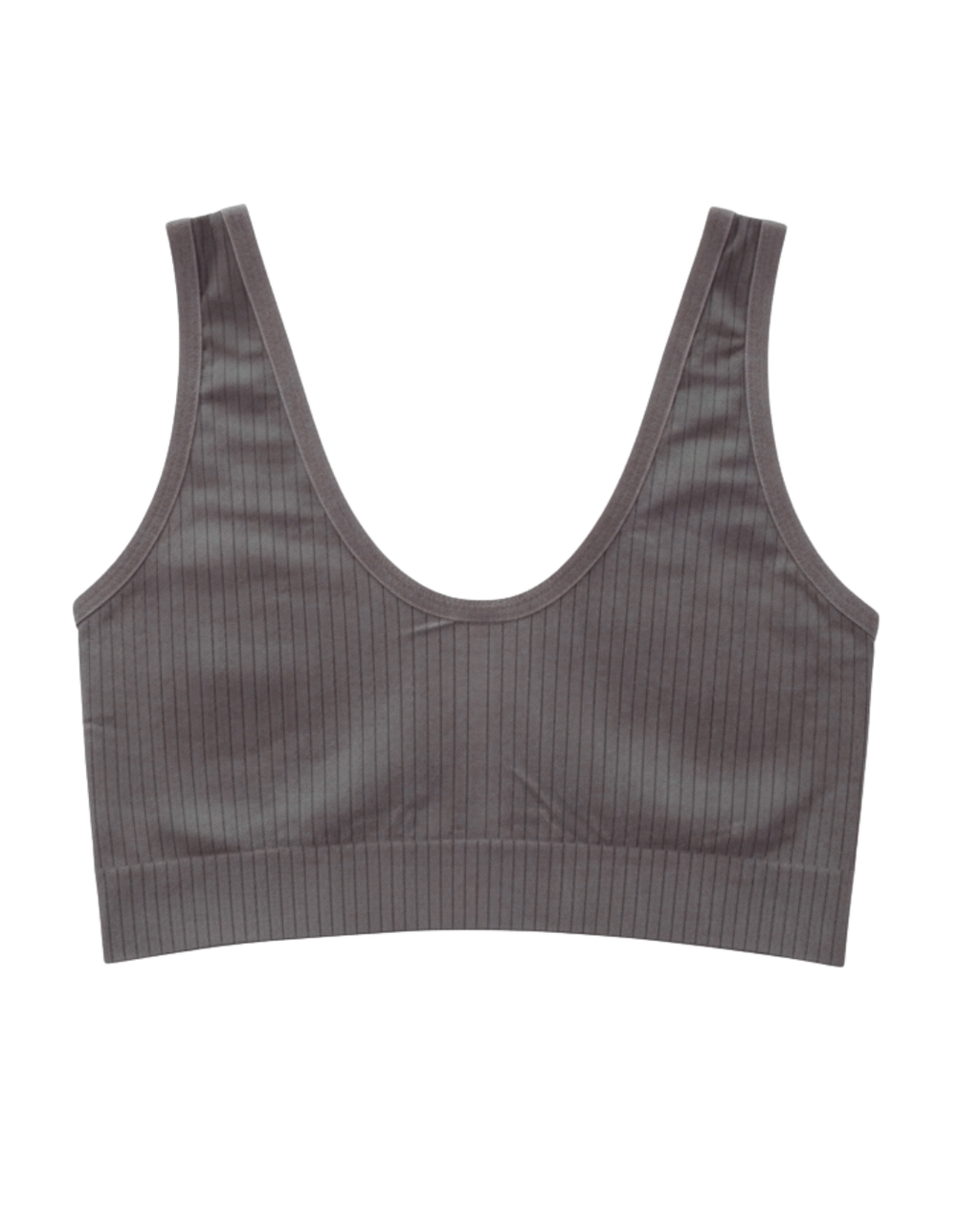 Wireless Front-Closure Cotton Bra - Softelle Grey
