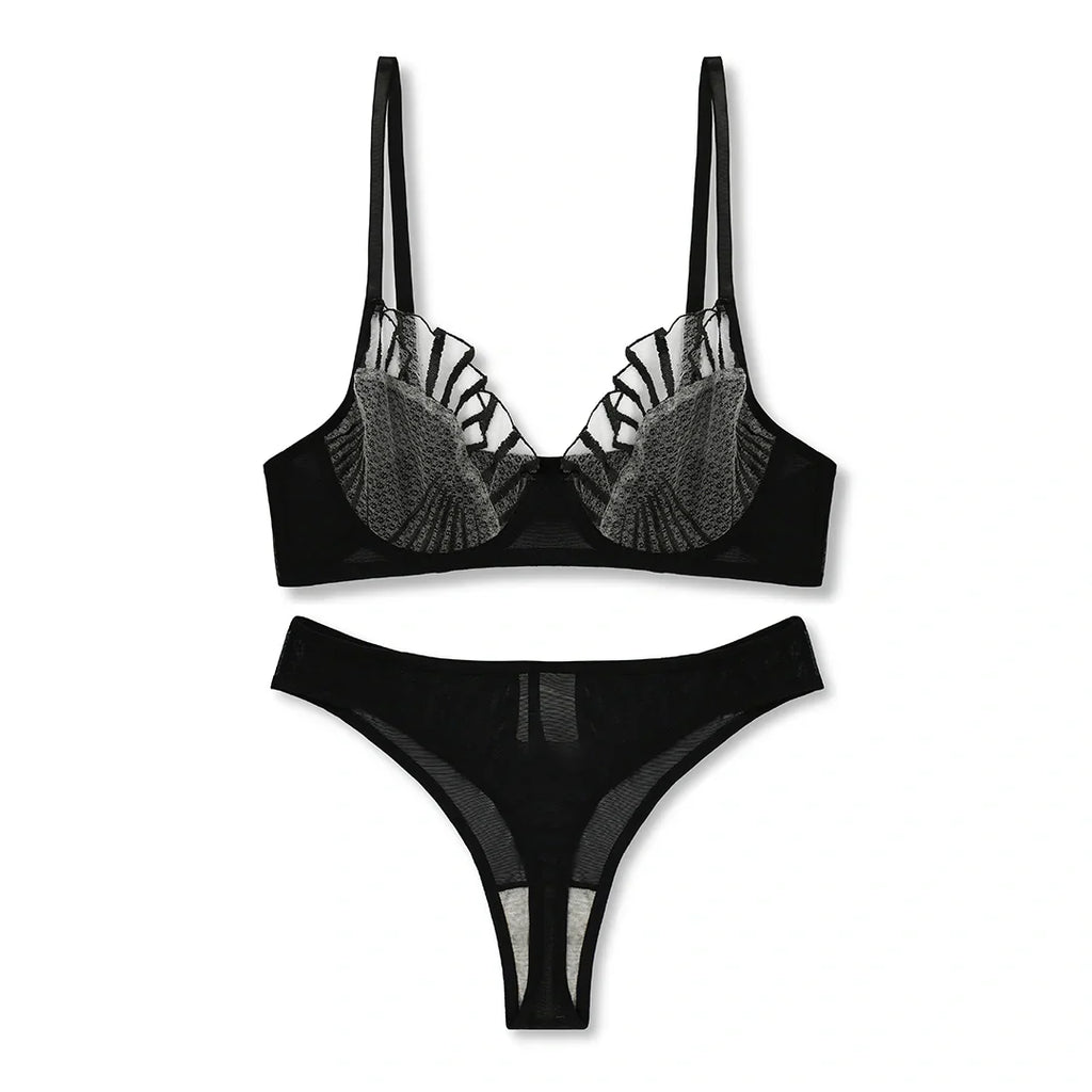 Seashell Non Padded Bra and Panty Set