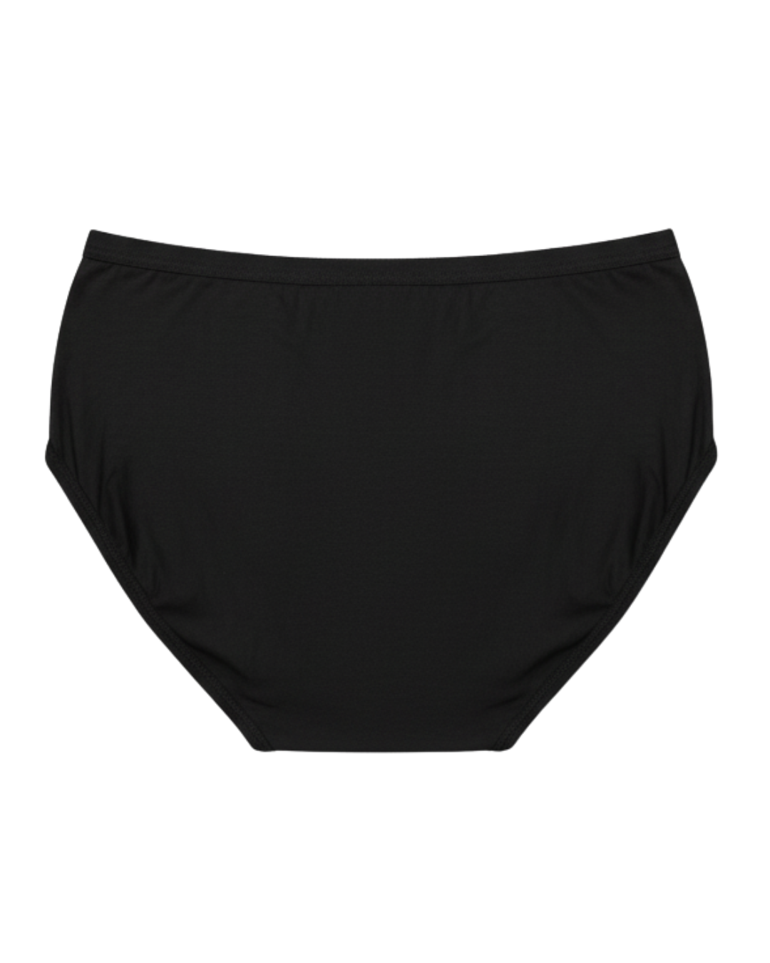 Graphic Cotton Brief Panty – Amoria - Black
