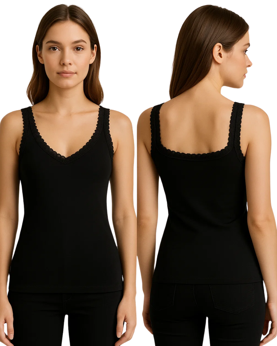Camisole - Lace Neck
