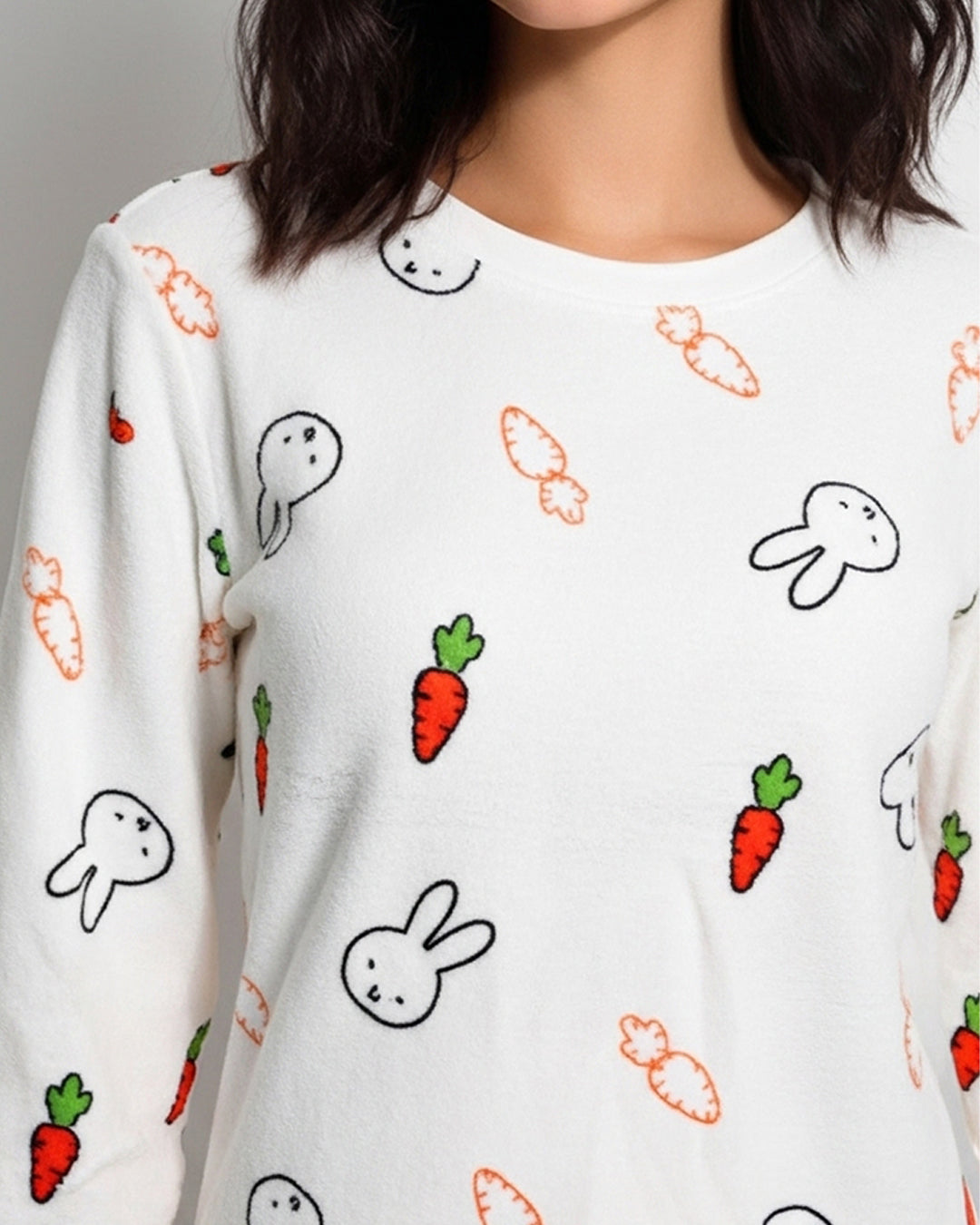 Fleece Pajama Suit - Bunny Snug