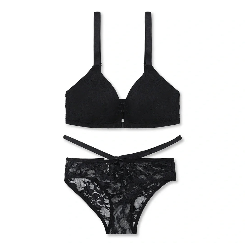 Max Front Open Padded Bra and Panty Set