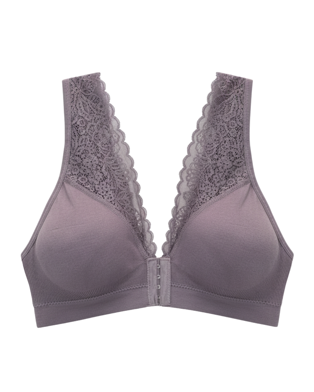 Pack of 3 Padded Front Hook Maternity Bra - GraceFit