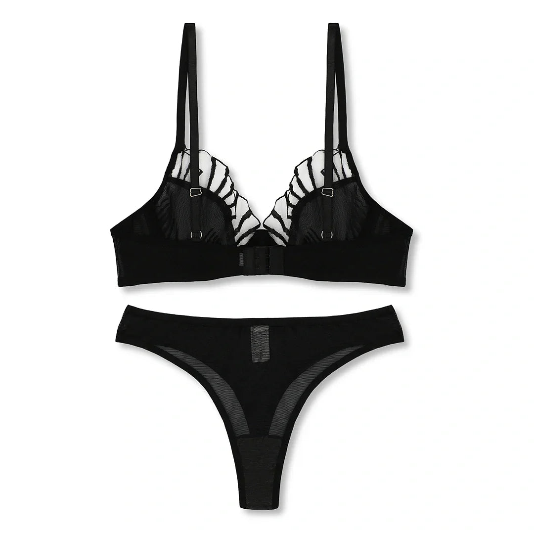 Seashell Non Padded Bra and Panty Set