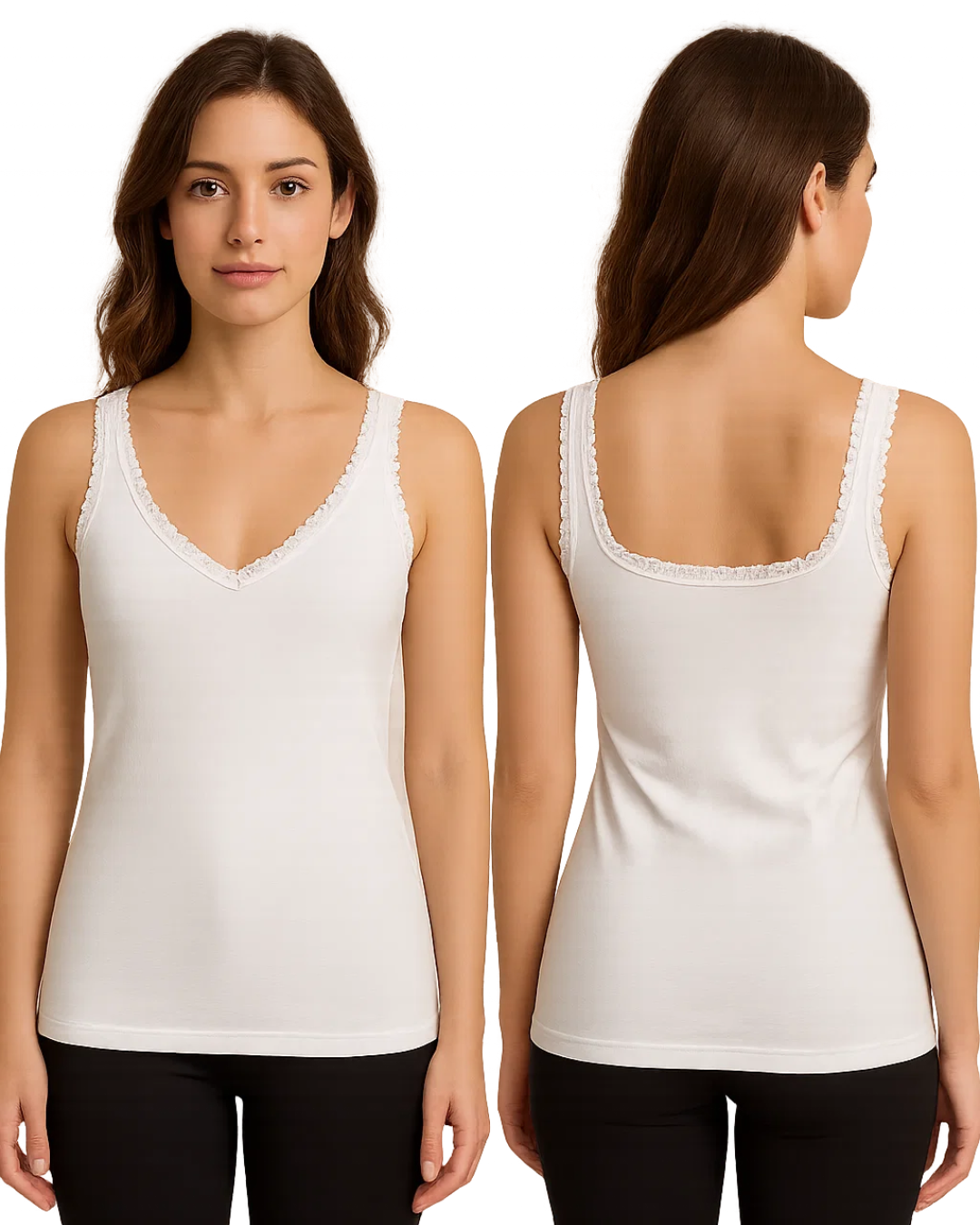 Camisole - Lace Neck