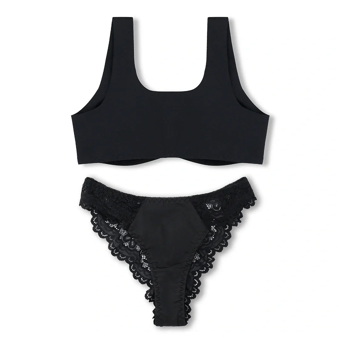 Front Open Pushup Bra and Panty Set