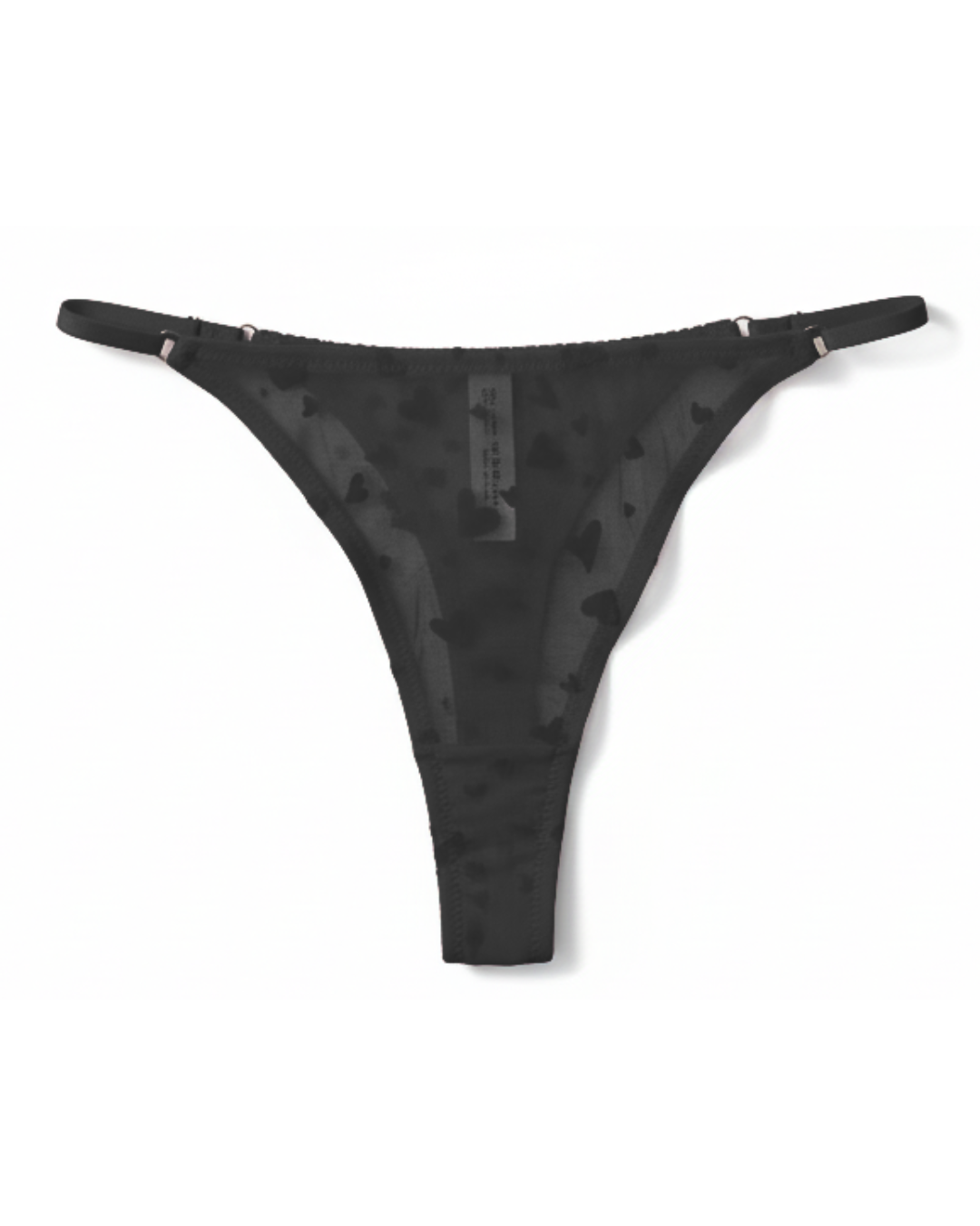 Bra Set - Blush Hearts - Black