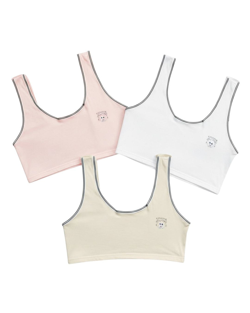 Pack of 3 Teenage Bra - Cloud Hug