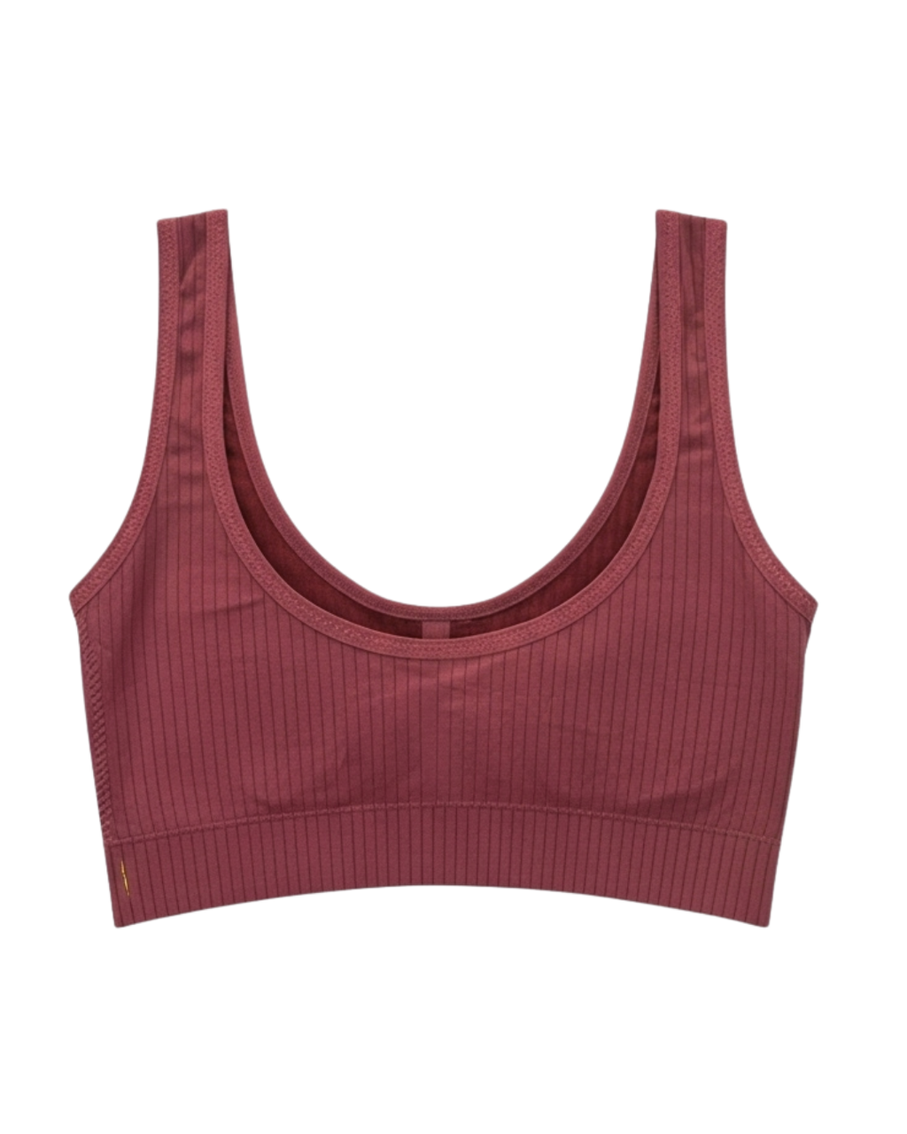 Wireless Front-Closure Cotton Bra - Softelle Maroon