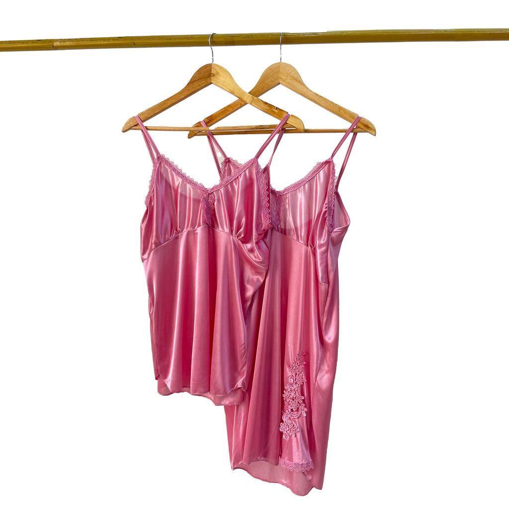 Royal Bridal Silk 5pcs Nightgown set