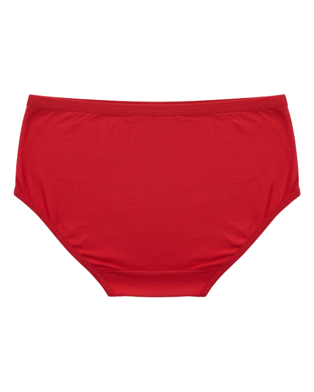 Graphic Cotton Brief Panty – Amoria - Red
