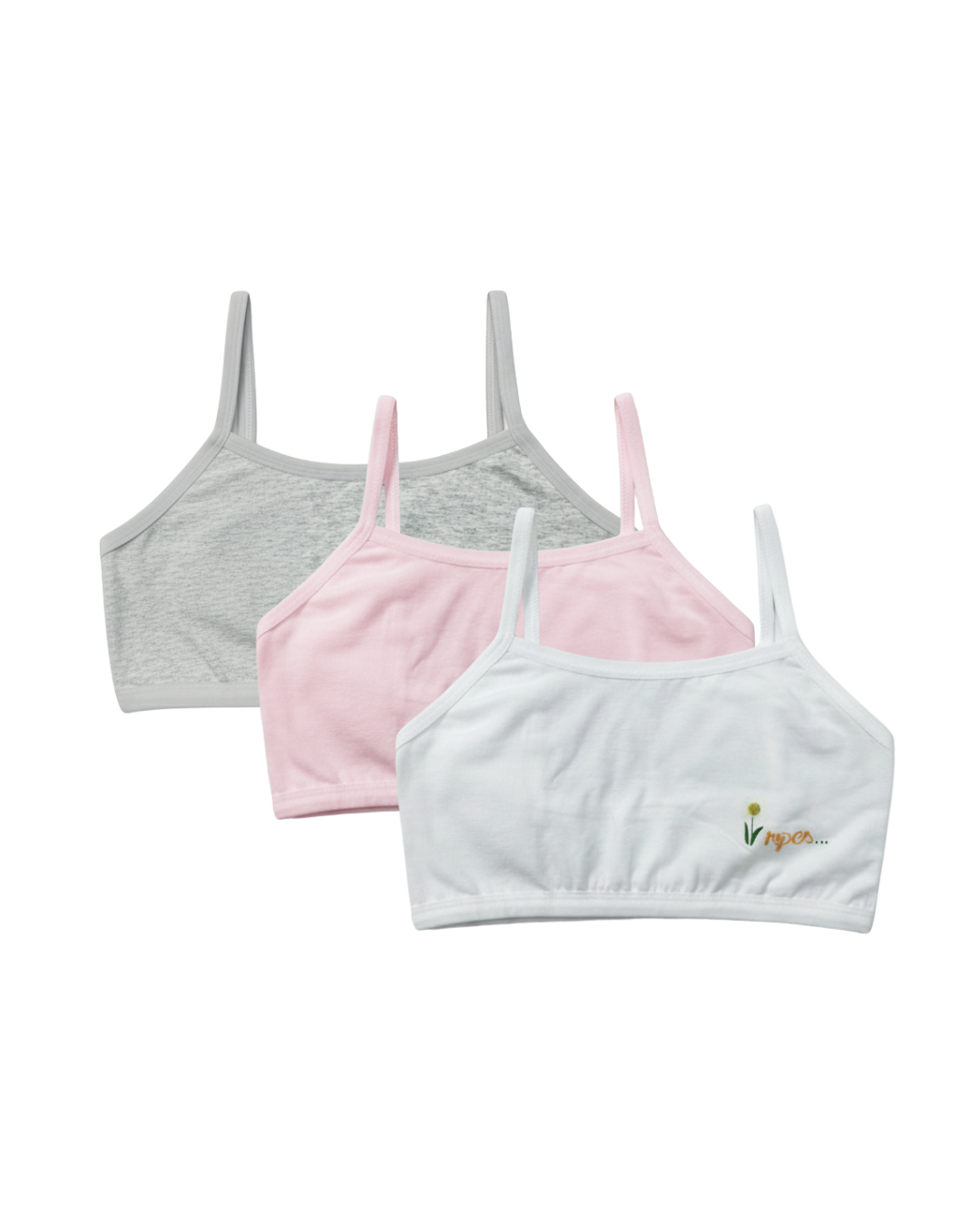 Pack of 3 Teenage Bra - Bloom Ease