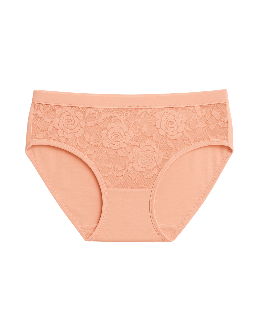 Lace Net Brief Panty - Florenza - Peach