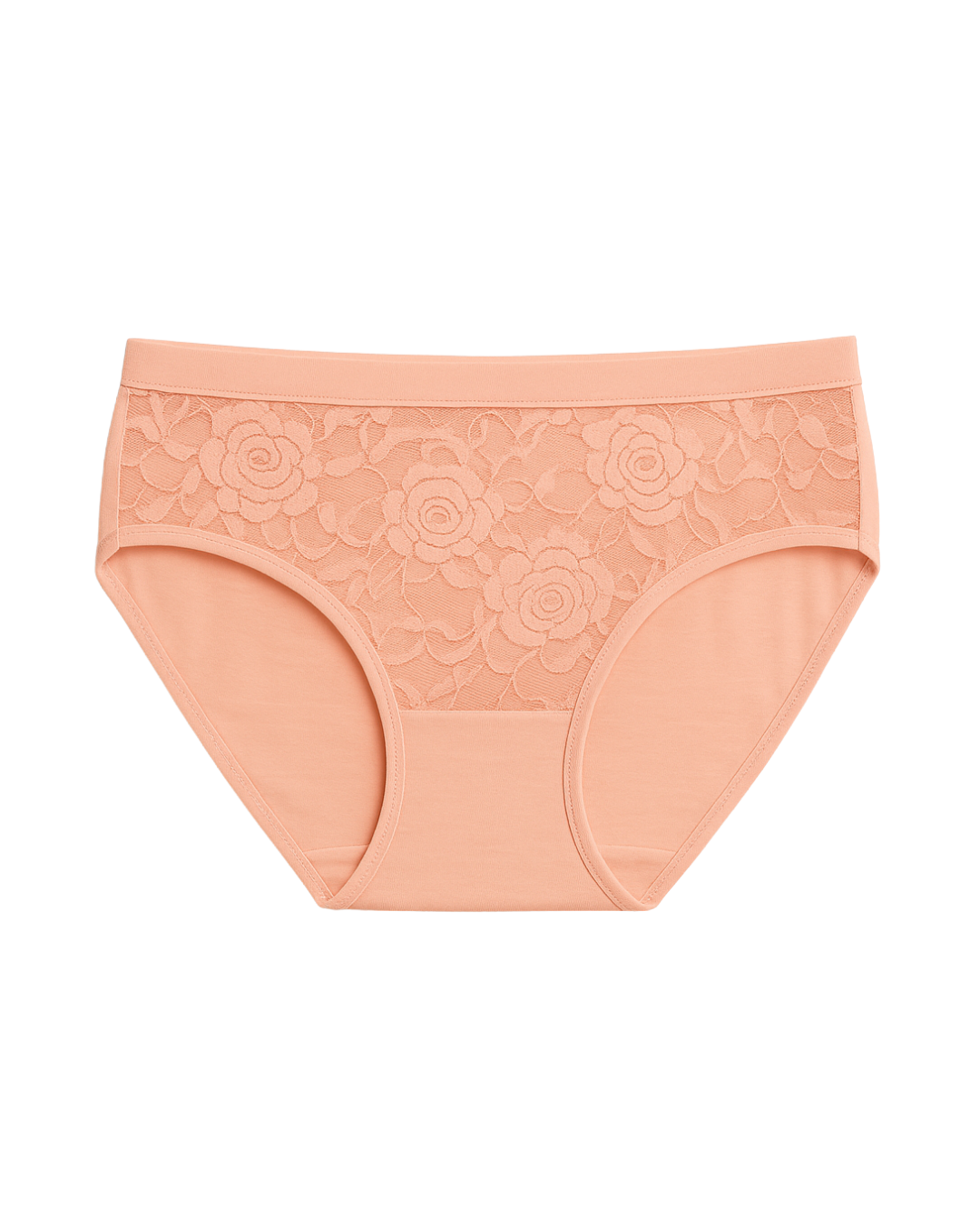 Lace Net Brief Panty - Florenza - Peach