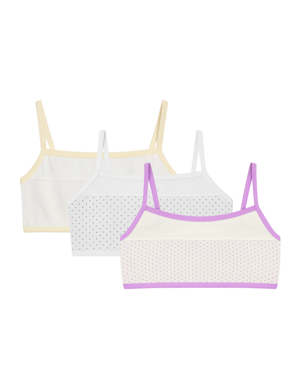 Pack of 3 Teenage Bra - Polka Pack