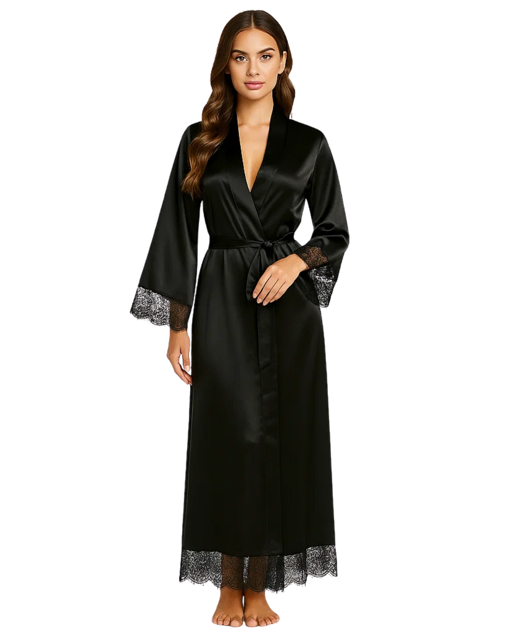 Artistry -Lace Long Robe