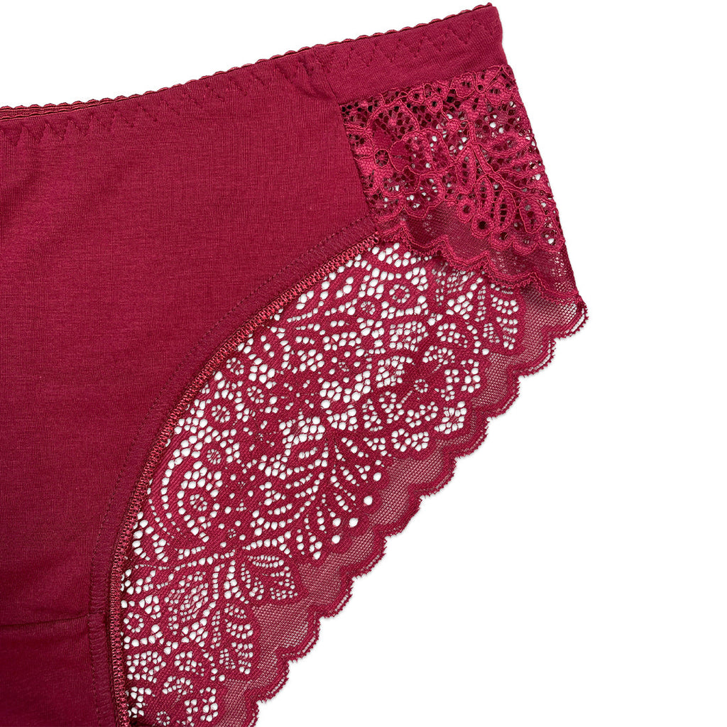 Pack of 3 Briefs Panties - Lace Charm