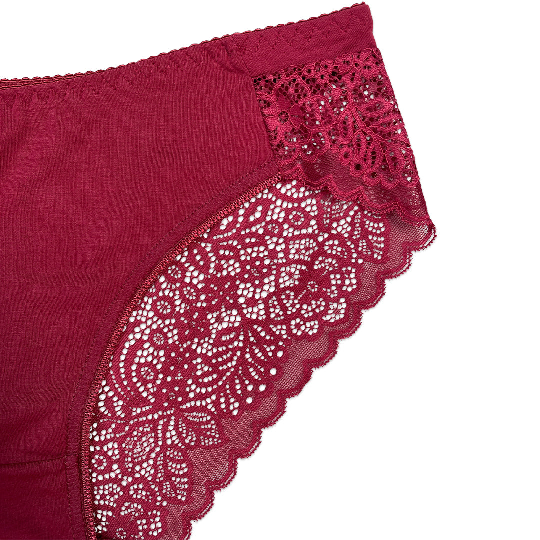 Pack of 3 Briefs Panties - Lace Charm