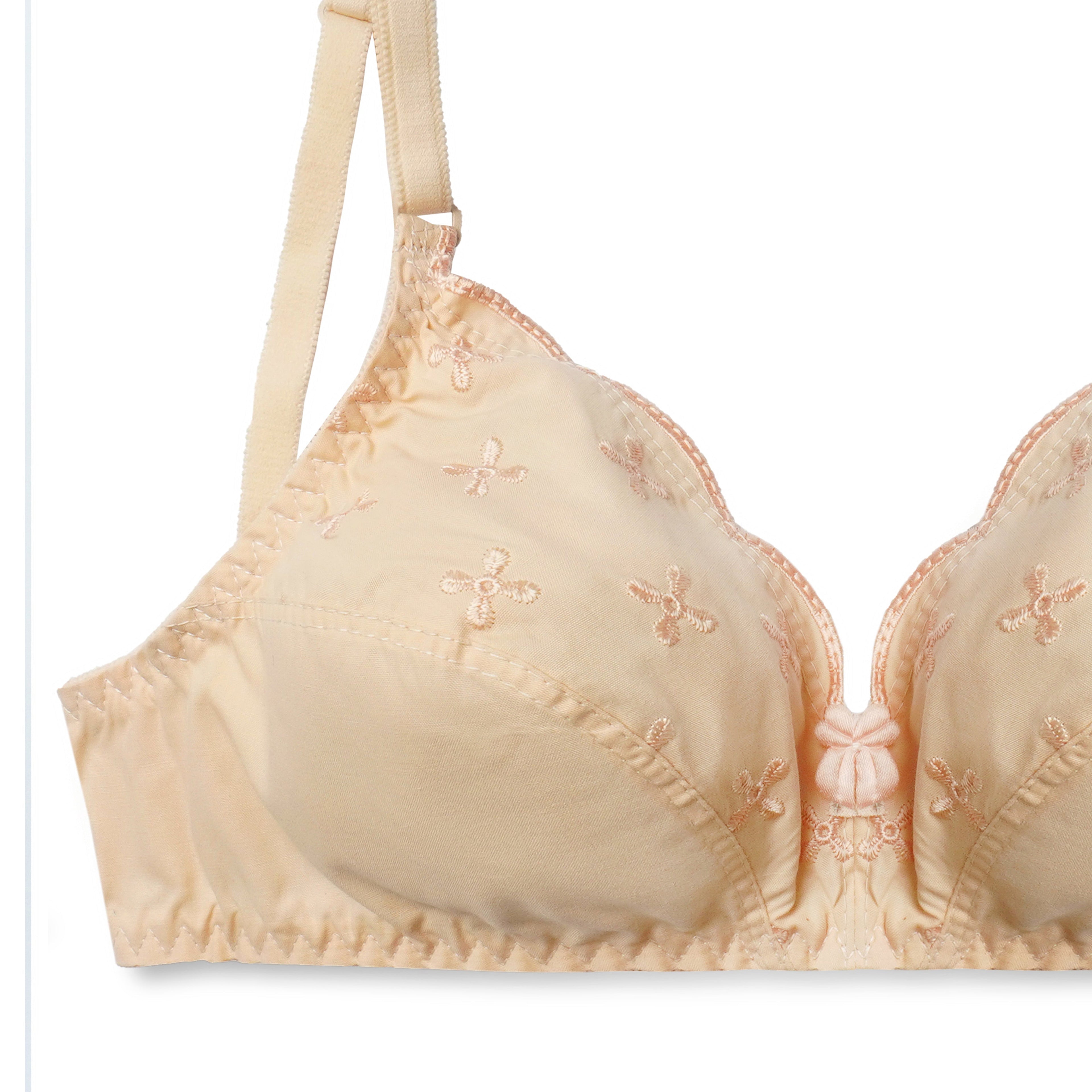 Floral Whisper Casual Non Padded Wireless Bra